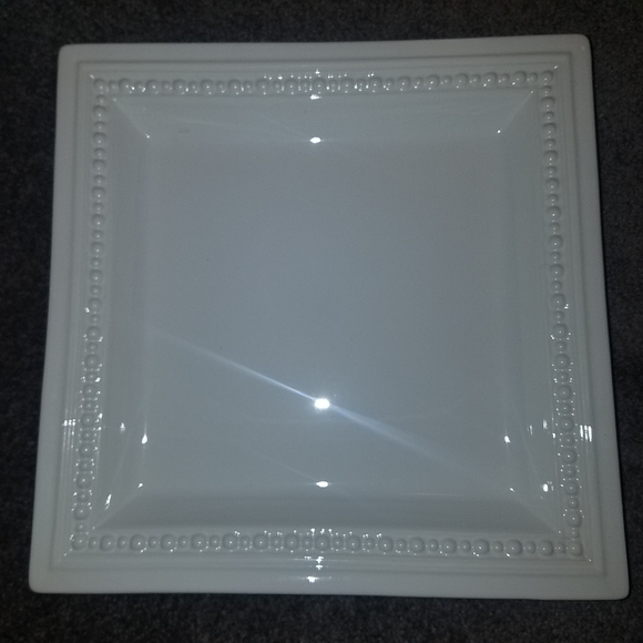 Square Home Plates White. - Picture 2 of 6